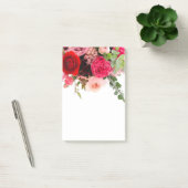 Rozen Waterverf bloemen Blanco Sjabloon Post-it® Notes (Kantoor)