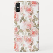 Rozen Waterverf Bloemen Case-Mate iPhone Case (Achterkant)
