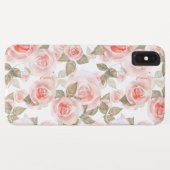 Rozen Waterverf Bloemen Case-Mate iPhone Case (Achterkant (horizontaal))