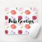 Rozen Waterverf Floral Hallo Beauful Muismat (Met muis)