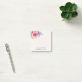 Rozen Waterverf Floral Wedding Post-it® Notes (Kantoor)