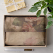  Rozen Waterverf Rozen Roze rozen ontkoppeling Tissuepapier (Geschenk)