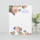 Rozen Weddenschap Bedankt Stationery Briefhoofd (Staand voorkant)