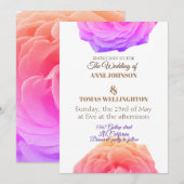 Rozen Weddenschap Kaart (Voorkant / Achterkant)