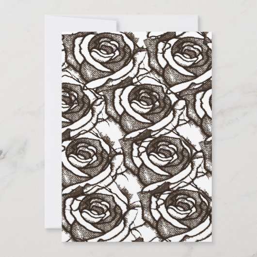  Rozen Weddenschap Kaart (Achterkant)