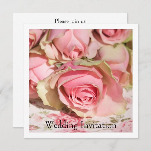 Rozen Weddenschap Kaart (Voorkant / Achterkant)