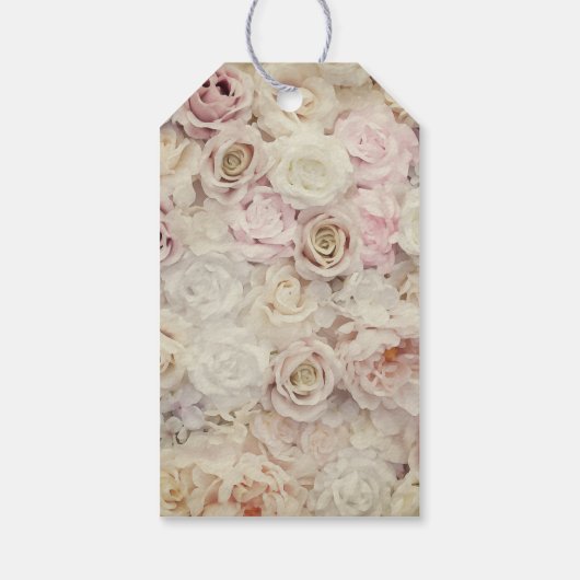 Rozen weddenschap met het Label Gift Cadeaulabel (Achterkant)