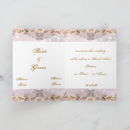 Rozen Weddenschapskaart (Binnen)