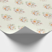 Rozen. Weddenverpakking. Cadeaupapier (Hoek)
