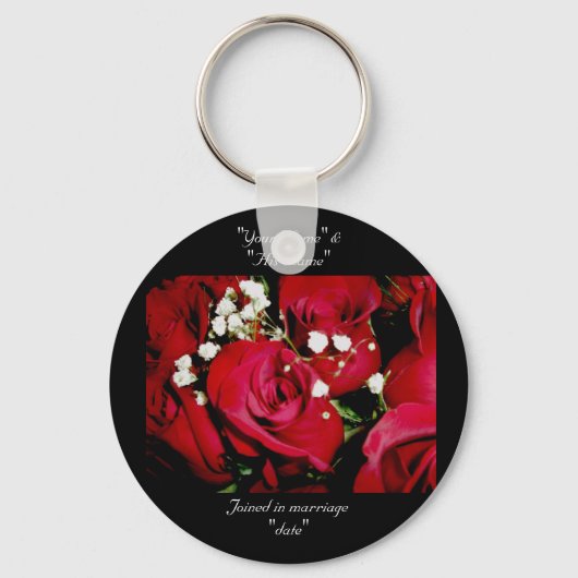 Rozen Wedding Sleutelhanger (Voorkant)