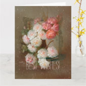 ROZEN - Wenskaart Kaart (Gele Bloem)