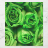 Rozen Wijn Etiket (Enkel label)