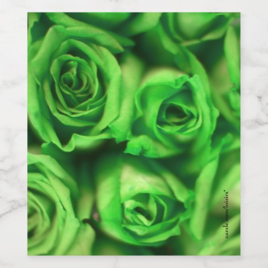 Rozen Wijn Etiket (Enkel label)