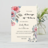 Rozen Wijziging Baby shower kaart plannen (Staand voorkant)