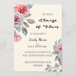 Rozen Wijziging Baby shower kaart plannen