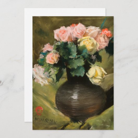 Rozen | William Merritt Chase (Voorkant / Achterkant)