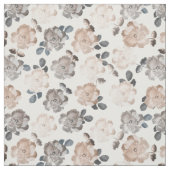  Rozen Wit Herhalend Patroon Katoen Stof (Swatch)