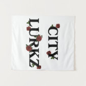 Rozen Wit Wandkleed (Voorkant (horizontaal))