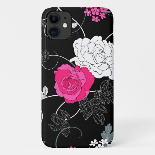 Rozen, witte rozen, bloemen Case-Mate iPhone case (Achterkant)