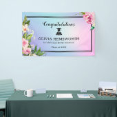 Rozen Wreath Afstuderen Spandoek (Beurs)