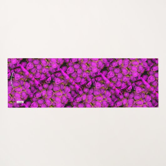 Rozen Yoga Mat (Achterkant (horizontaal))