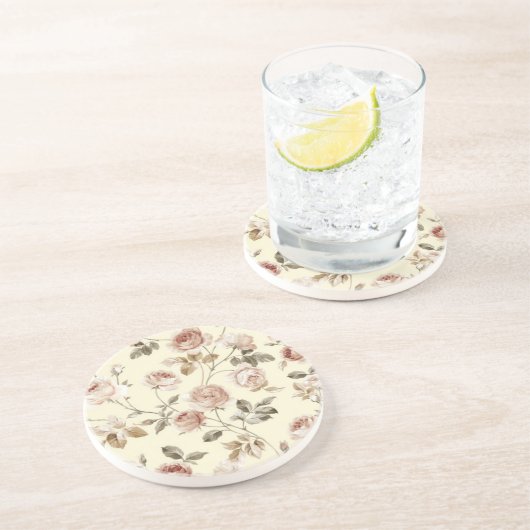  rozen zandsteen onderzetter (Zijkant)