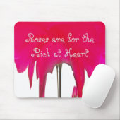 Rozen zijn bestemd voor de Rich op het hart Muismat (Met muis)