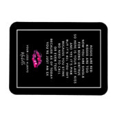 Rozen zijn een rode boyvriend die gepersonaliseerd magneet (Horizontaal)