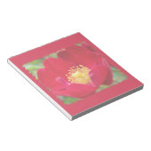 Rozen zijn een rode laptop notitieblok (Schuin)