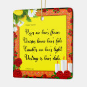 Rozen zijn het bloeiende ornament van de liefde (Links)