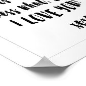 Rozen zijn  Poster met rood gedicht (Hoek)