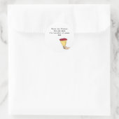 Rozen zijn rode grappige gedicht Valentijn Dag Ronde Sticker (Tas)