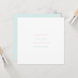 Rozen zijn rode overvallen zijn blauw kaart