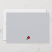 Rozen zijn rode uitnodiging (Achterkant)