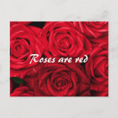 Rozen zijn Rode Valentijnsdag Feestdagenkaart (Voorkant)