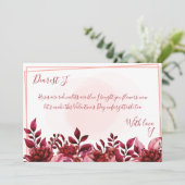 Rozen zijn rode Valentijnsdag Kaart (Staand voorkant)