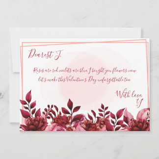Rozen zijn rode Valentijnsdag Kaart