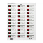Rozen zijn rood etiket (Full Sheet)
