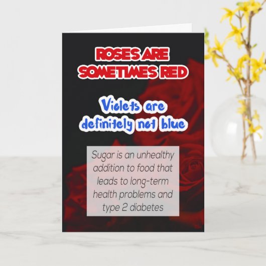 Rozen zijn rood kaart (Gele Bloem)