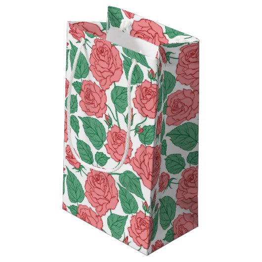 Rozen zijn rood klein cadeauzakje (Achterkant Gekanteld)