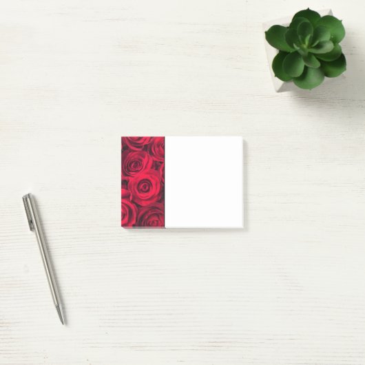 Rozen zijn rood post-it® notes (Kantoor)