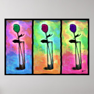 Rozen zijn rood poster