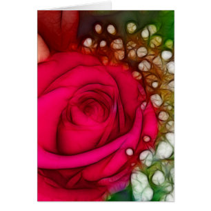 Rozen zijn rood roze Fuschia Artistic & Unique