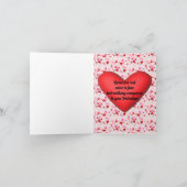 "Rozen zijn Rood" Valentijnsdag Gnome Groet Kaart (Binnen)