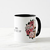 Rozen zijn rood van binnen Ik ben dood Valentijnsd Mok (Voorkant rechts)