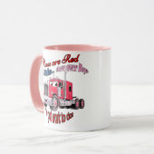 Rozen zijn rood. Violets zijn blauw Valentijnse Mok (Voorkant links)