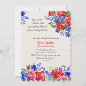 Rozen zijn rood  Vrijgezellenfeest Kaart (Voorkant)