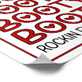 Rozen zijn rood waar liefde is zeldzaam poster (Hoek)