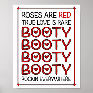 Rozen zijn rood waar liefde is zeldzaam poster