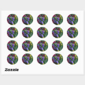 rozen zijn slim ronde sticker (Vel)